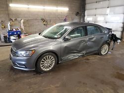 Salvage cars for sale from Copart Angola, NY: 2017 Volkswagen Passat SE