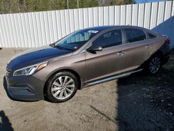 Salvage cars for sale from Copart Charles City, VA: 2017 Hyundai Sonata Sport