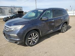 Salvage cars for sale from Copart Bismarck, ND: 2017 Honda Pilot Touring
