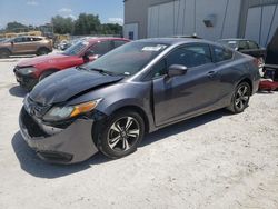 Honda Civic EX salvage cars for sale: 2015 Honda Civic EX