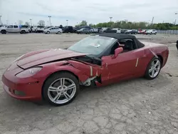 Salvage cars for sale at Indianapolis, IN auction: 2010 Chevrolet Corvette