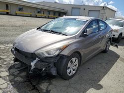 Salvage cars for sale at Martinez, CA auction: 2016 Hyundai Elantra SE