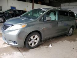 Salvage cars for sale from Copart Blaine, MN: 2011 Toyota Sienna LE