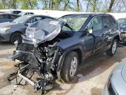 Salvage cars for sale at Bridgeton, MO auction: 2019 Toyota Rav4 LE