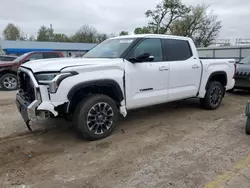 Salvage cars for sale from Copart Wichita, KS: 2023 Toyota Tundra Crewmax SR