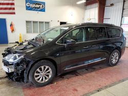 Salvage cars for sale at Angola, NY auction: 2018 Chrysler Pacifica Touring L