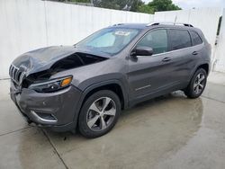 Salvage cars for sale at Ellenwood, GA auction: 2019 Jeep Cherokee Limited