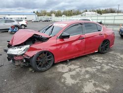 Honda Accord Sport salvage cars for sale: 2017 Honda Accord Sport