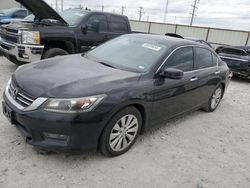 Salvage cars for sale from Copart Haslet, TX: 2015 Honda Accord EXL