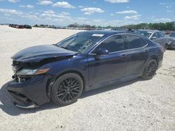 Salvage cars for sale at San Antonio, TX auction: 2021 Toyota Camry XSE