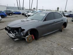 Salvage cars for sale at Van Nuys, CA auction: 2021 Alfa Romeo Giulia TI