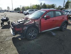 Mazda CX-3 Grand Touring salvage cars for sale: 2018 Mazda CX-3 Grand Touring