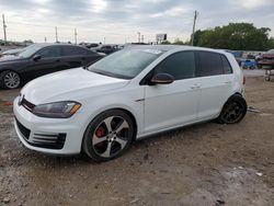 Salvage cars for sale at Oklahoma City, OK auction: 2017 Volkswagen GTI Sport