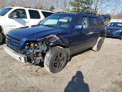 Salvage cars for sale at North Billerica, MA auction: 2004 Toyota Highlander
