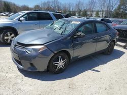 Salvage cars for sale at North Billerica, MA auction: 2015 Toyota Corolla L