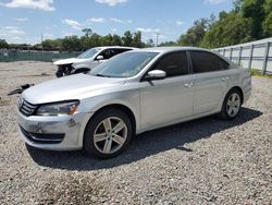 Vehiculos salvage en venta de Copart Riverview, FL: 2014 Volkswagen Passat S