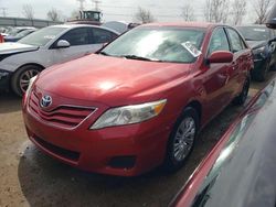 Salvage cars for sale from Copart Elgin, IL: 2010 Toyota Camry Base