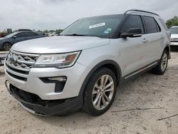 Ford Explorer xlt salvage cars for sale: 2018 Ford Explorer XLT