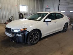 Salvage cars for sale at Franklin, WI auction: 2015 Acura TLX Tech