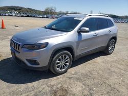 Salvage cars for sale at Mcfarland, WI auction: 2019 Jeep Cherokee Latitude Plus