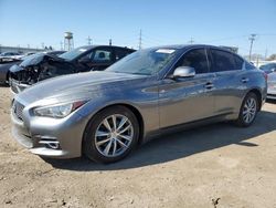 Salvage cars for sale at Chicago Heights, IL auction: 2017 Infiniti Q50 Premium