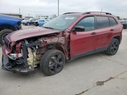 Vehiculos salvage en venta de Copart Grand Prairie, TX: 2017 Jeep Cherokee Sport