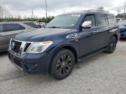 Vehiculos salvage en venta de Copart Cahokia Heights, IL: 2019 Nissan Armada Platinum