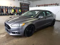 Salvage cars for sale at Candia, NH auction: 2014 Ford Fusion Titanium