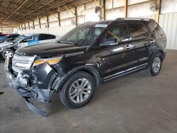 Salvage cars for sale at Phoenix, AZ auction: 2013 Ford Explorer XLT