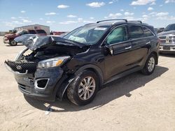 Salvage cars for sale at Amarillo, TX auction: 2016 KIA Sorento LX