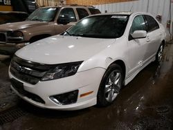 Ford Fusion Sport salvage cars for sale: 2012 Ford Fusion Sport