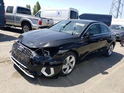 Salvage cars for sale at Hayward, CA auction: 2022 Audi A3 Premium