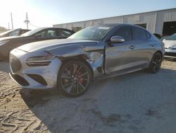 Salvage cars for sale at Jacksonville, FL auction: 2023 Genesis G70 Base