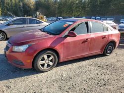 Salvage cars for sale from Copart Graham, WA: 2012 Chevrolet Cruze LT