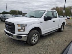 Salvage cars for sale from Copart East Granby, CT: 2015 Ford F150 Super Cab