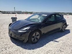 Salvage cars for sale at New Braunfels, TX auction: 2021 Tesla Model 3