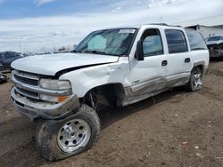 Chevrolet Suburban salvage cars for sale: 2000 Chevrolet Suburban K1500