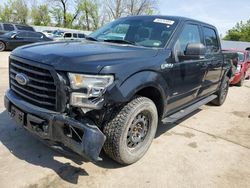 Salvage trucks for sale at Bridgeton, MO auction: 2015 Ford F150 Supercrew