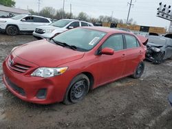 Salvage cars for sale from Copart Columbus, OH: 2013 Toyota Corolla Base