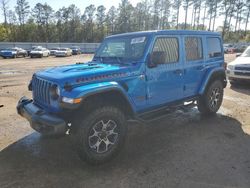 Salvage cars for sale at Harleyville, SC auction: 2021 Jeep Wrangler Unlimited Rubicon