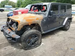 Salvage cars for sale at Eight Mile, AL auction: 2017 Jeep Wrangler Unlimited Sahara