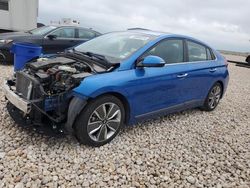 Salvage cars for sale at Temple, TX auction: 2017 Hyundai Ioniq Limited