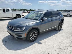 Salvage cars for sale at Arcadia, FL auction: 2021 Volkswagen Tiguan SE