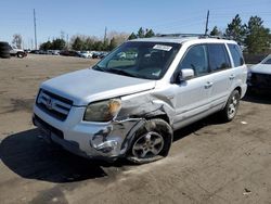 Salvage SUVs for sale at auction: 2006 Honda Pilot EX