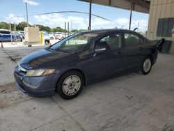 Salvage cars for sale from Copart Homestead, FL: 2007 Honda Civic Hybrid