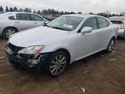 Lexus IS 250 salvage cars for sale: 2007 Lexus IS 250