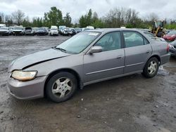 Salvage cars for sale from Copart Portland, OR: 2000 Honda Accord EX