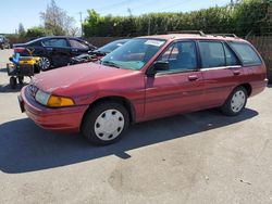 Salvage cars for sale at San Martin, CA auction: 1995 Ford Escort LX