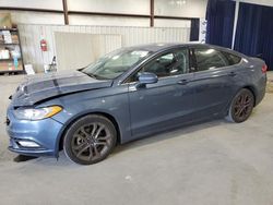 Ford Fusion salvage cars for sale: 2018 Ford Fusion SE