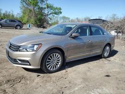 Salvage cars for sale at Baltimore, MD auction: 2016 Volkswagen Passat SE